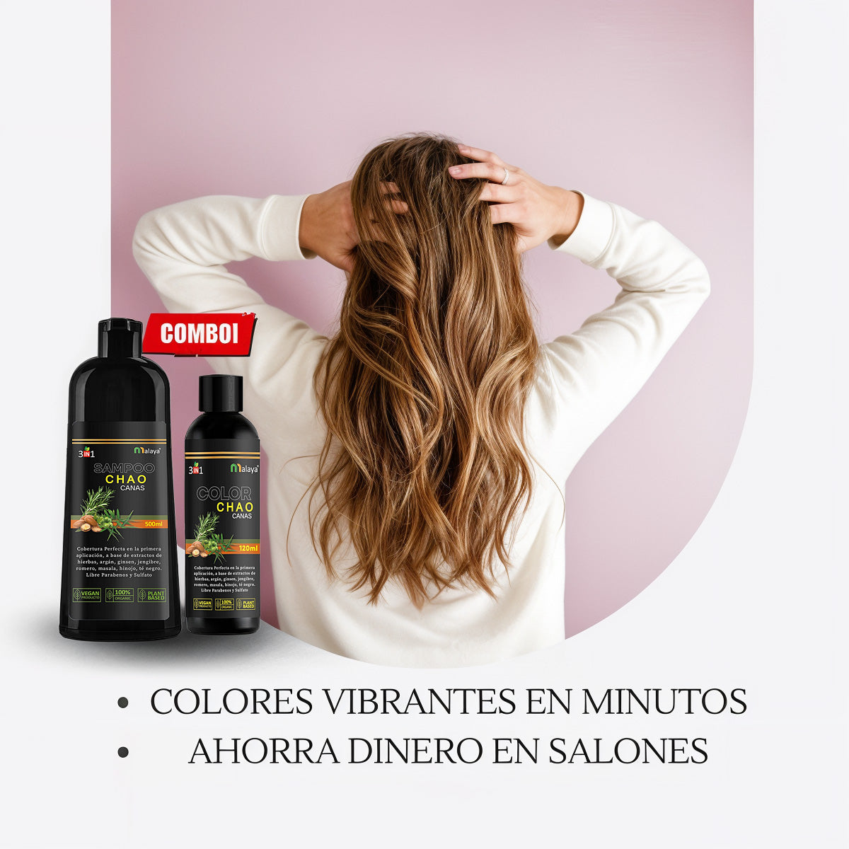 SHAMPOO CHAO  CANAS + TRATMIENTO